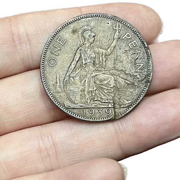 🎈$5 add on - 1939 ONE PENNY - George VI - Picture 1 of 6